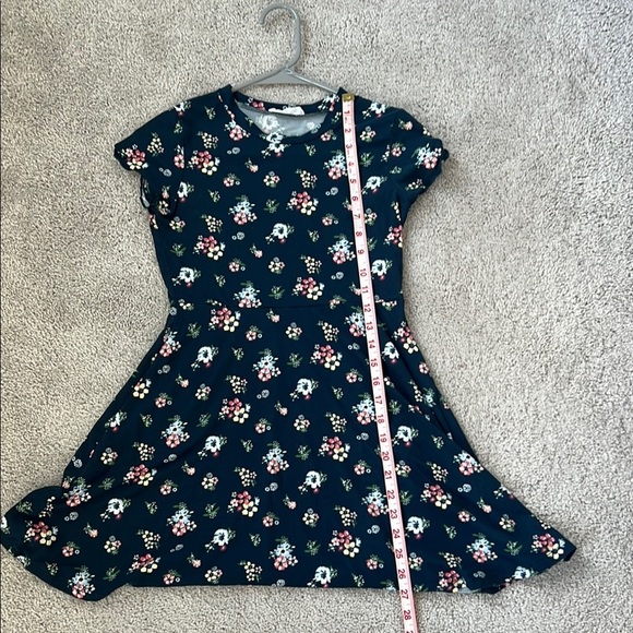 Knit Works Girls Floral Print Super Soft and stretchy Dress Size M-10/12 - Picture 5 of 6